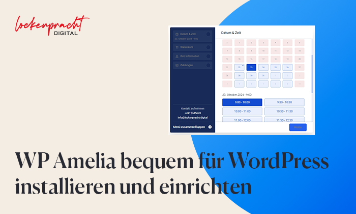 Amelia Terminbuchung bequem für WordPress installieren und einrichten